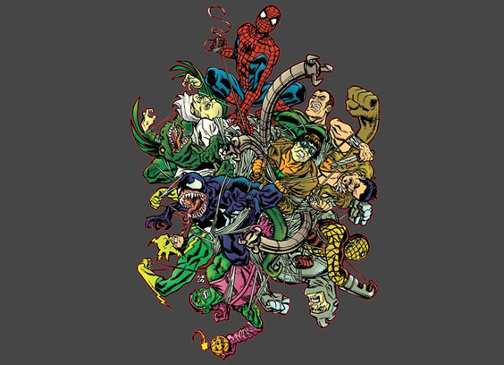 Spiderman T-Shirt Design by Dean Kotz