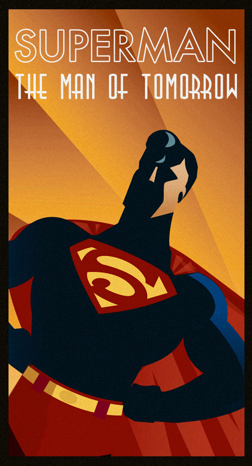 Art Deco Superman