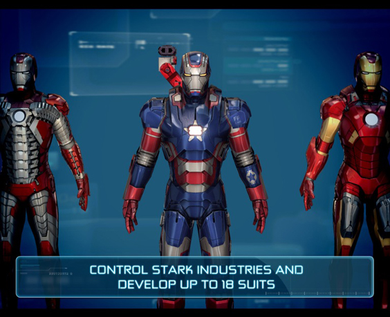 Iron Man 3 App: Character Pick