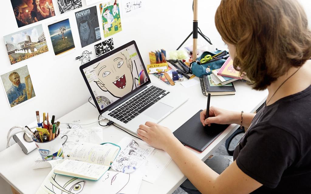 A screenshot of One by Wacom drawing tablet.
