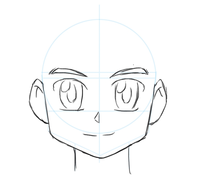 How to Draw an Anime Head