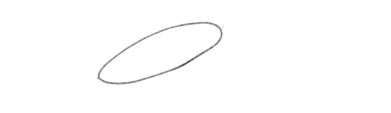 A spheric shape represents the core of the rose flower.