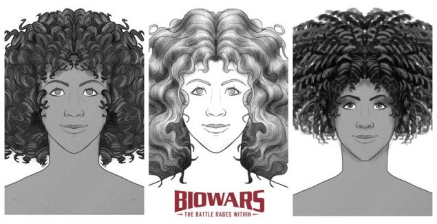 Curly hair Drawing Reference and Sketches for Artists