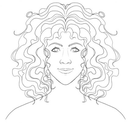 How To Draw Curly Hair For Beginners [Curly, Wavy & Coily]