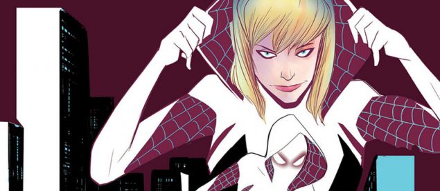 An illustration of Gwen Stacy. Image used in the “Gwen Stacy” blog post.​