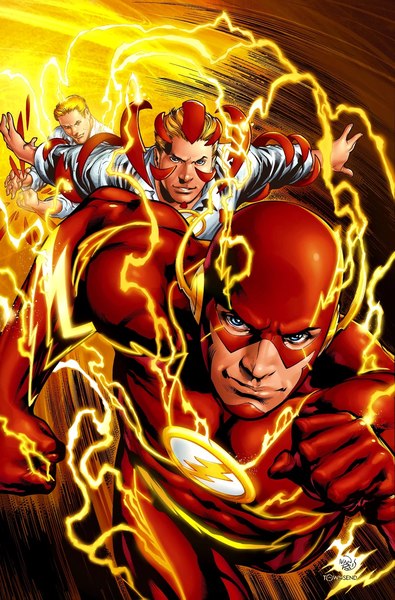 An illustration of The Flash. Image used in the “Barry Allen A.K.A. The Flash: Meet The Fastest Man Alive” blog post.