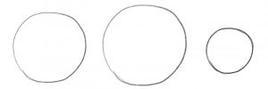 Three circles.