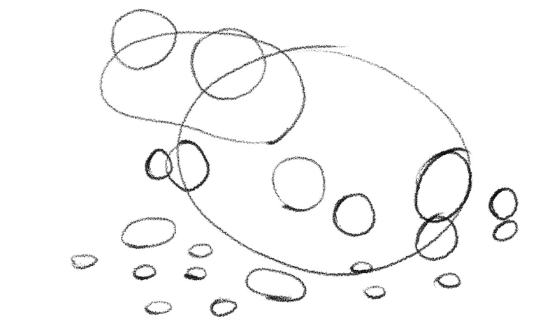 More circles added to outline the legs. 