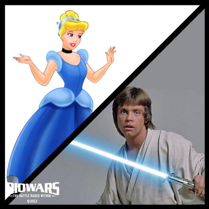 Star Wars/Disney Tabloid Headline - Luke Skywalker & Cindarella