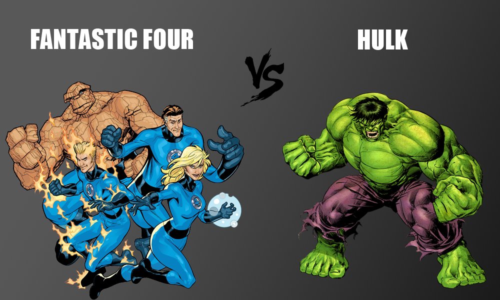Fantastic Four vs Hulk