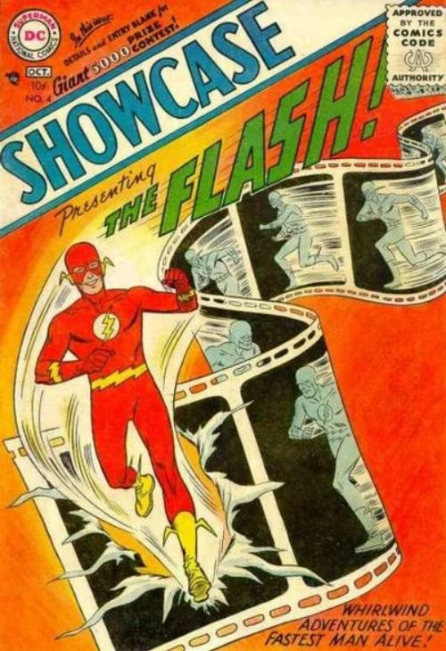 Showcase #4 staring The Flash marked the beginning of the SilverAge of Comic Books in 1956.