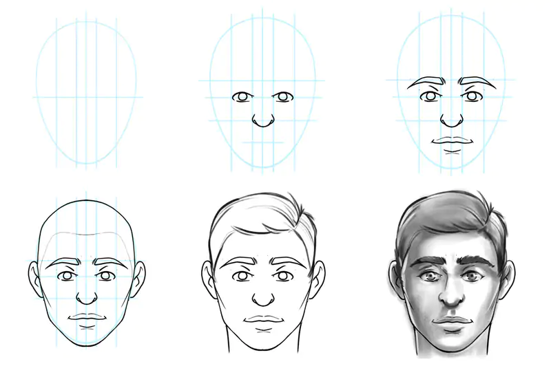 How to Draw a Male Eyebrow