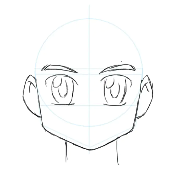 Learn to Draw Anime Faces from SCRATCH to ADVANCE