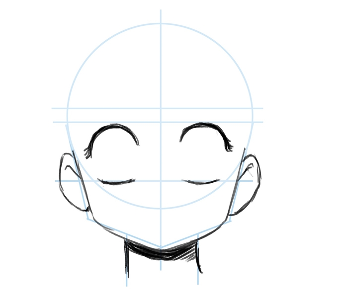 How to Draw an Anime Head and Face in Side View - Easy Step by Step Tutorial