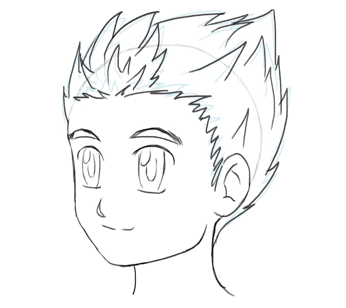 How to Draw Anime Hair Easy  How to draw anime hair, Anime hair, How to draw  hair