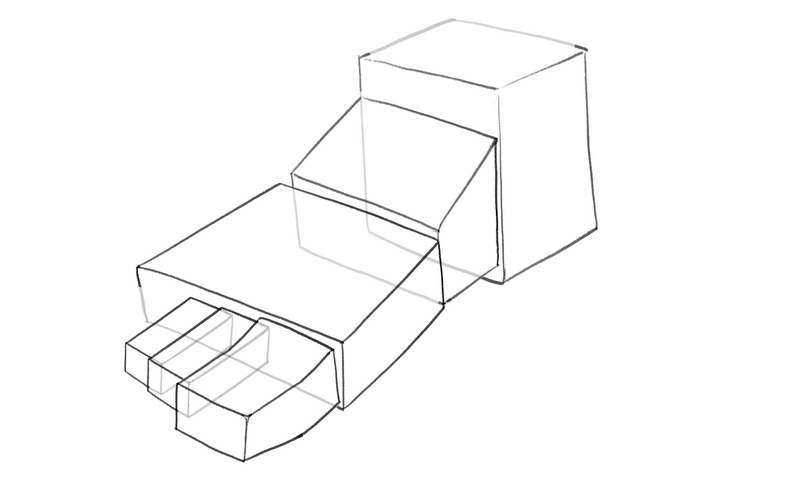 Illustration of the middle toe.​