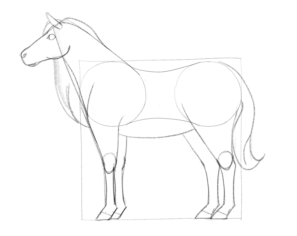 How To Draw a Horse - FUN and EASY Drawing Tutorial!-saigonsouth.com.vn