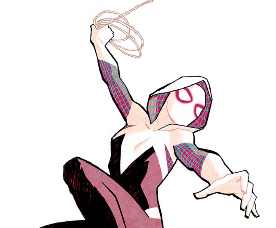 Ghost-Spider is Gwen Stacy, Peter Parker’s first true love. In an alternate universe, she was bitten by a spider and was gifted with the superpowers instead of Peter Parker.