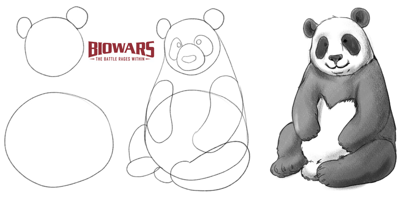 How to draw a panda Cute and Easy. Watch the full video on my