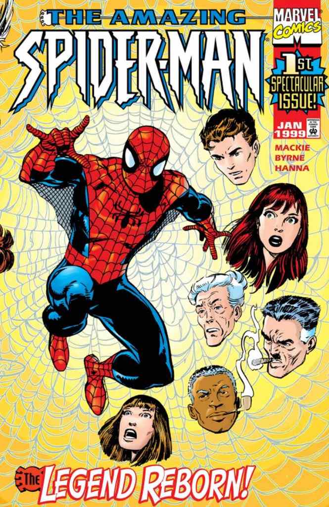 Marvel relaunched the Amazing Spider-Man comics series in 1999.
