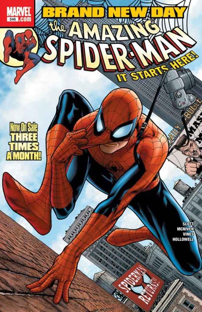 Brand New Day series offers Spider-Man a fresh start and follows the events that occur after the Civil War era.