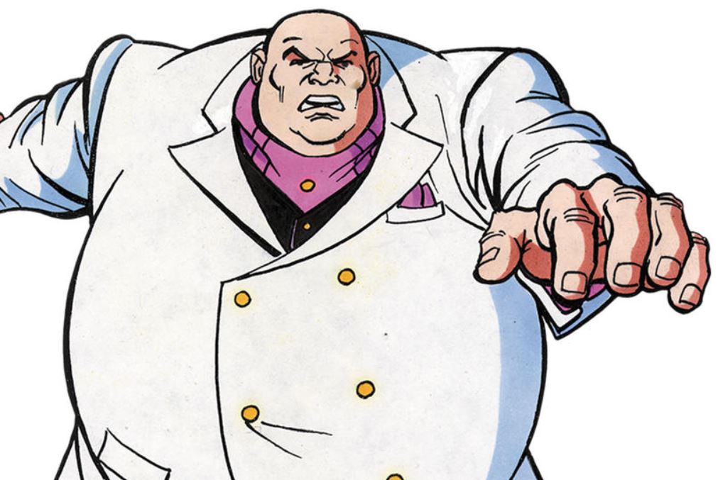 Kingpin is a boss of the East Coast underground. Image used in the “Greatest Spider-Man Villains” blog post.