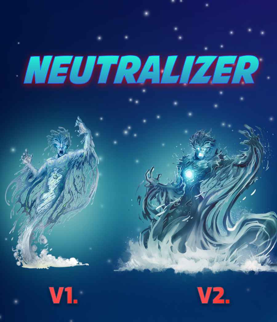 Old and new version of Neutralizer.