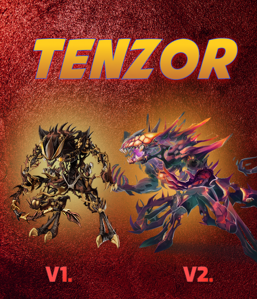 Old and new design of Tenzor.