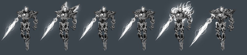 Several designs of Cytox's body.