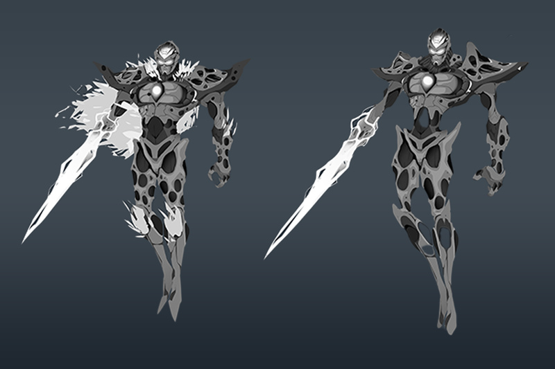 Slender and bulky designs of Cytox's body.